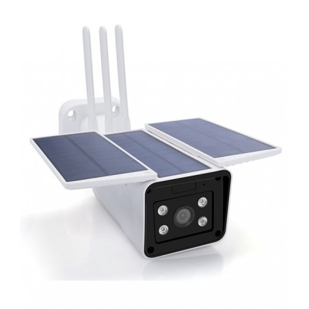 Caméra Tuya Smart WiFi IP 2.0 Mp avec panneau solaire extérieur