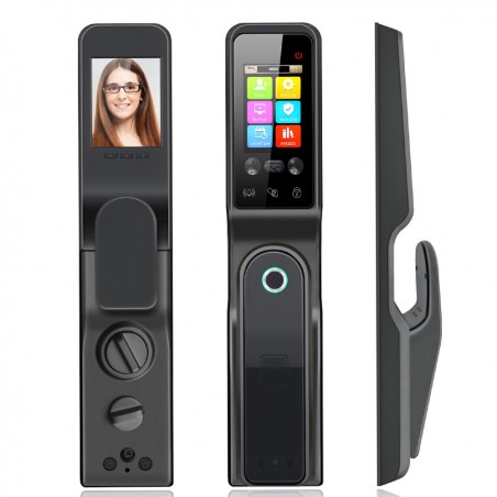 Cerradura Tuya Smart Wifi con reconocimiento facial 7 en 1