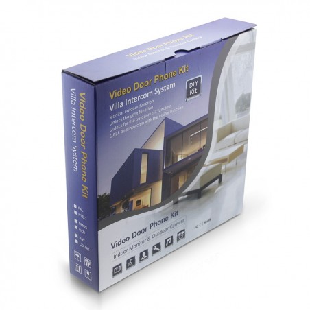 Tuya Smart WiFi Video Intercom Kit Kamera und interner Monitor