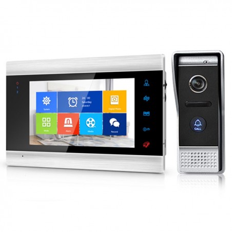 Tuya Smart WiFi Video Intercom Kit Monitor en Geïntegreerde Camera