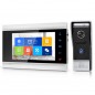 Kit d'interphone vidéo Tuya Smart WiFi Caméra et moniteur interne