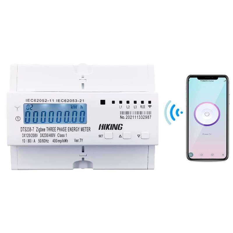 Tuya Contatore trifase WiFi con Misuratore di Energia Elettrica 60A