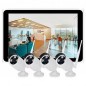 Tuya Video Surveillance Kit with 4 WiFi Cameras and 10 "Monitor Tuya Video Surveillance Kit with 4 WiFi Cameras and 10 "Monitor