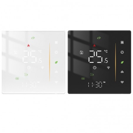 Beca BAC-006AW Thermostat Domotique WiFi Intelligent pour Ventilo-convecteur à Deux Tubes