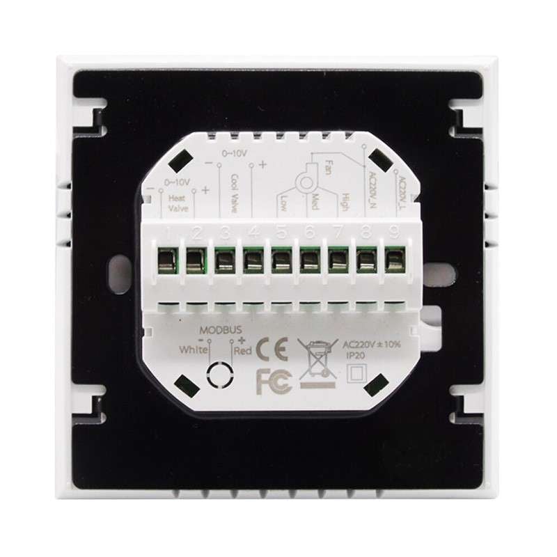 Smart WiFi Room Thermostat Beca BAC-2000MLW for 0-10V Fan Coil