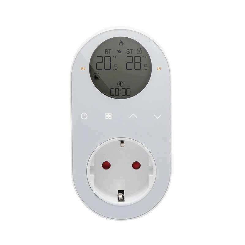 Thermorégulateur WiFi Beca Digital avec Prise 16A avec Sonde Thermorégulateur WiFi Beca Digital avec Prise 16A avec Sonde