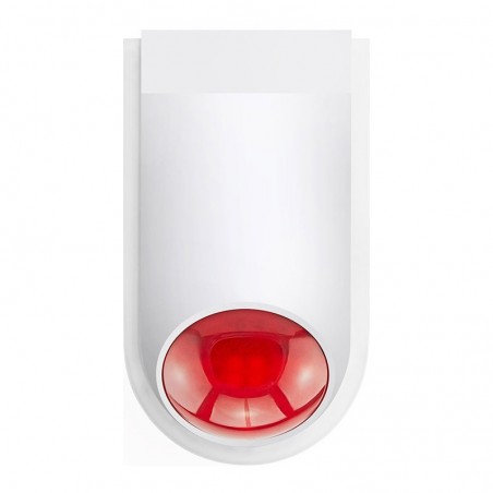 Tuya Wireless RF 433Mhz externe alarmsirene met knipperende LED