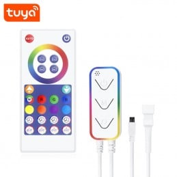 Bande LED néon Tuya 10W, Wifi intelligent et Bluetooth, 5 mètres, contrôle par application