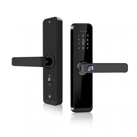 Tuya Luxuriöses biometrisches Fingerabdruck-Smart-WLAN-Schloss