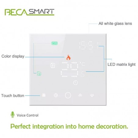 Beca BHT-003GALW Smart WiFi-thermostaat voor waterverwarming