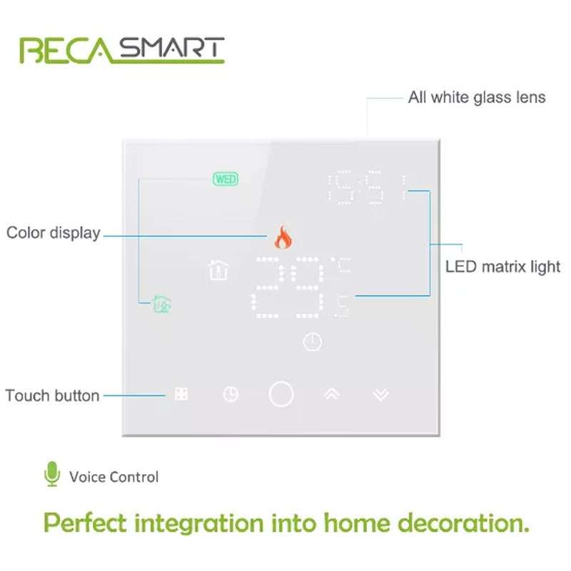 Termostato WiFi Beca BHT-003GBLW Termostato WiFi Beca BHT-003GBLW