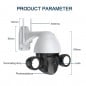Tuya Telecamera Di Sicurezza Smart WiFi PTZ 3.0 MP