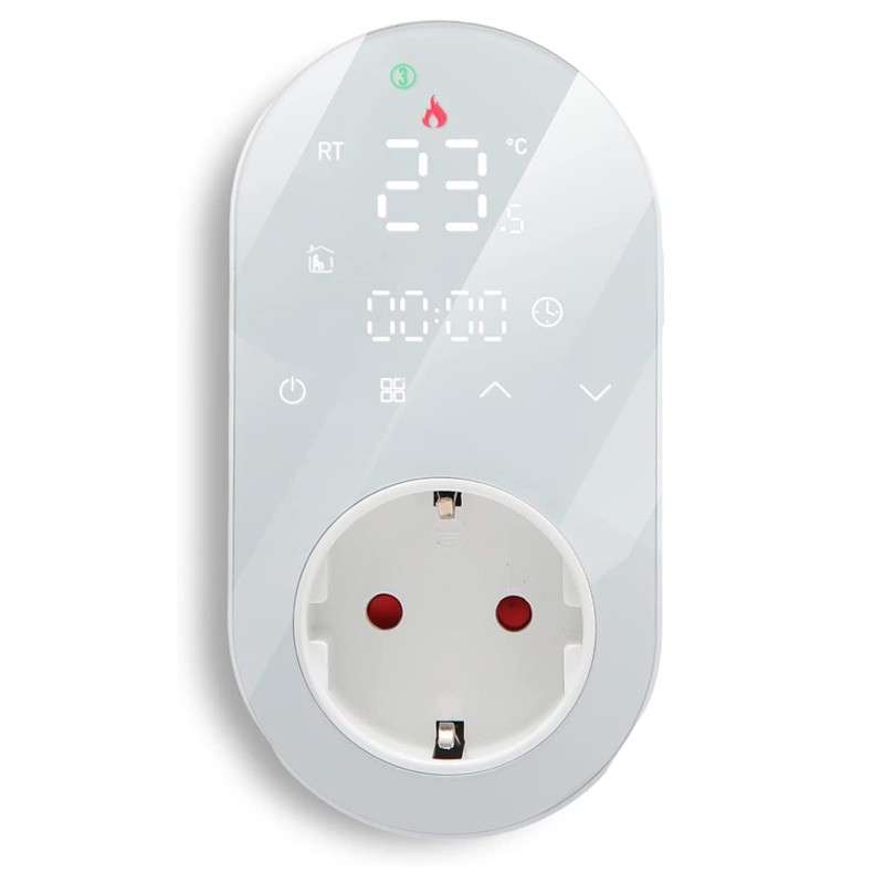 Thermostat Digital Temperaturregler Steckdose mit Timer-Schalter