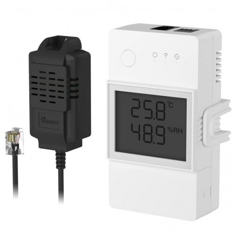 Sonoff TH Elite 20A met THS01 vochtigheids- en temperatuursensor