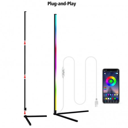 Tuya Lampada da Terra Smart a LED Colori Magici