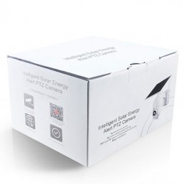 Caméra WiFi intelligente rotative Tuya 2.0 MP avec panneau solaire 6W