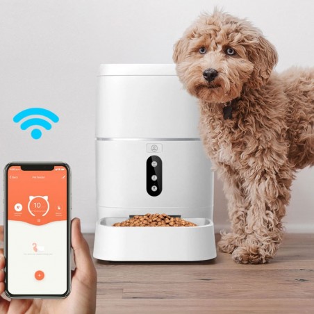 Tuya Smart WiFi Distributeur de Nourriture pour Animaux