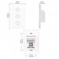 Tuya Smart WiFi et Bluetooth Touch Gradateur pour lumières Tuya Smart WiFi et Bluetooth Touch Gradateur pour lumières