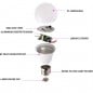 Tuya Lampadina Smart WiFi Led RGBW 9W Tuya Lampadina Smart WiFi Led RGBW 9W