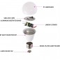 Tuya Smart WiFi Led RGBW 9W bulb