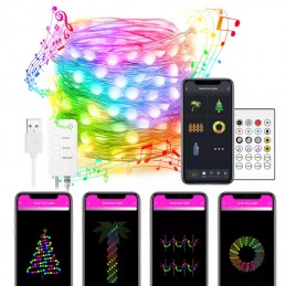 Guirlande Lumineuse Tuya Globe Lights Smart WiFi et Bluetooth LED