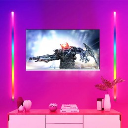 Tuya Wifi Smart RGBIC Led-lichtbalken voor aan de muur