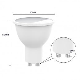 Tuya GU10 LED Smart Light Bulb ZigBee funciona con Alexa y Google