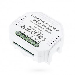Controlador de iluminación inteligente Wi-Fi de dos canales Mini Tuya