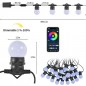 Tuya Outdoor Smart WiFi und Bluetooth Lichterkette 15 Meter Tuya Outdoor Smart WiFi und Bluetooth Lichterkette 15 Meter