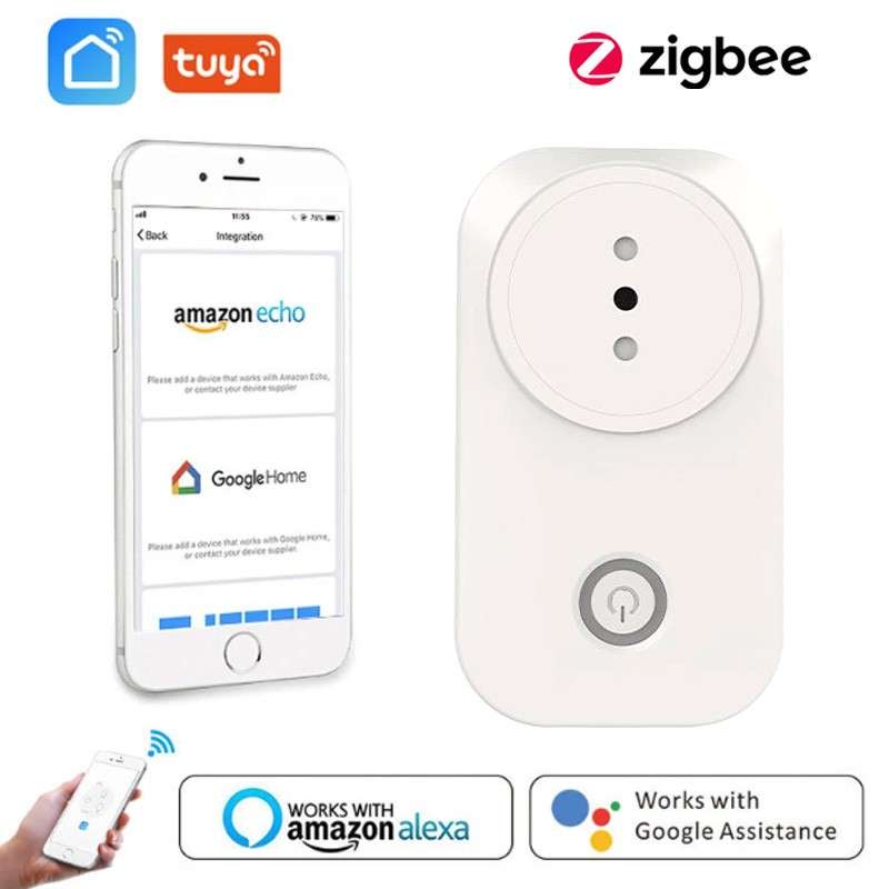 Prise intelligente Tuya ZigBee 16A IT avec fonction de mesure - Expert4hose