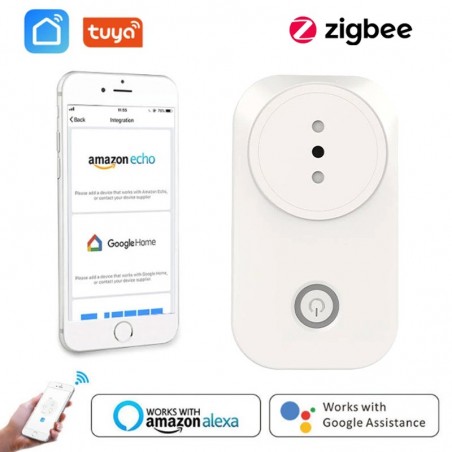 Prise intelligente Tuya ZigBee 16A IT avec fonction de mesure - Expert4hose