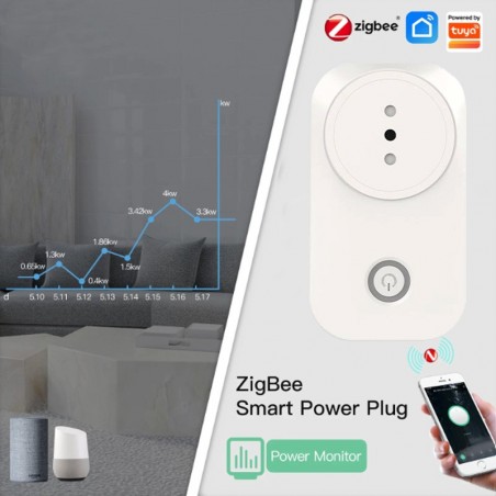 Tuya Smart Socket ZigBee 16A IT mit Messfunktion