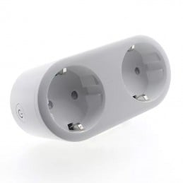 Tuya Doppel Schuko Smart WiFi 16A Steckdose mit Verbrauchsmessung