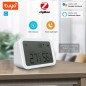 Capteur de température, d'humidité et d'intensité lumineuse Tuya Smart ZigBee Capteur de température, d'humidité et d'intensité lumineuse Tuya Smart ZigBee