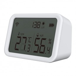 Capteur de température, d'humidité et d'intensité lumineuse Tuya Smart ZigBee