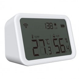 Tuya Sensore di Temperatura Umidità e Intensità Luminosa Smart ZigBee