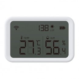 Tuya Smart ZigBee temperatuur-, vochtigheids- en lichtintensiteitssensor