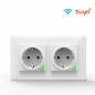 Tuya Double Prise Murale Smart WiFi Encastré Tuya Double Prise Murale Smart WiFi Encastré