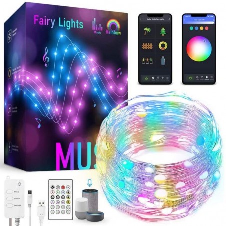 Tuya Fairy Lights Smart WiFi and Bluetooth LED Fairy Lights