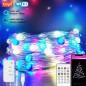 Guirnaldas de luces LED Tuya Wi-Fi inteligente y Bluetooth Guirnaldas de luces