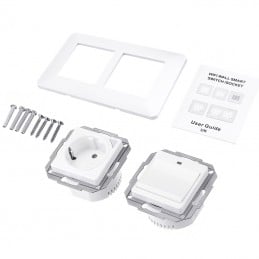 Prise Tuya Schuko avec interrupteur mural Smart WiFi encastré
