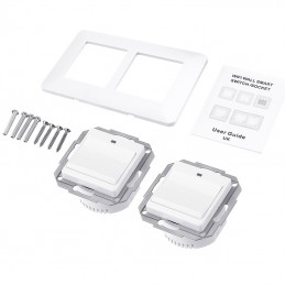 Tuya Double Smart WiFi Wandschalter Einbau - Expert4house