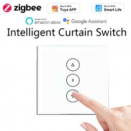Tuya Smart ZigBee Touch Switch pour volets et rideaux