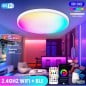 Tuya Smart WiFi Dimmable Plafonnier Led avec Rétroéclairage Tuya Smart WiFi Dimmable Plafonnier Led avec Rétroéclairage