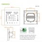Beca BAC-003ALZB Fan Coil ZigBee Termostato Beca BAC-003ALZB Fan Coil ZigBee Termostato