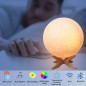 Lampe de table WiFi intelligente Tuya Moon Light 3D Lampe de table WiFi intelligente Tuya Moon Light 3D