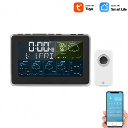 Station météo Tuya Smart WiFi avec affichage