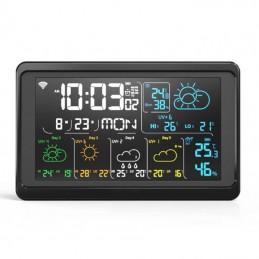 Station météo Tuya Smart WiFi avec affichage et thermomètre