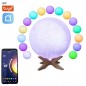 Tuya Lampada da Tavolo 3D Moon Light Smart WiFi Tuya Lampada da Tavolo 3D Moon Light Smart WiFi