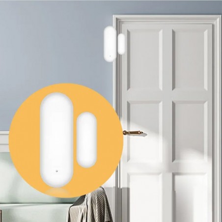 Tuya Smart WiFi 2in1 Türsensor mit Lichterkennung